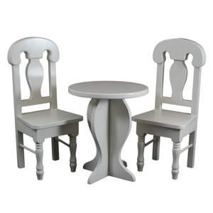 The Queen's Treasures Cafe Table & Chair Set for 18" Dolls & American Girl