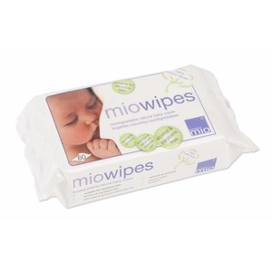 Bambino Mio Miowipes (Natural Baby Wipes), 100 Per Pack