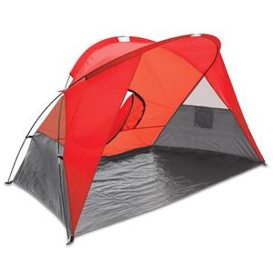 Picnic Time Cove Sun Shelter - Red/Grey