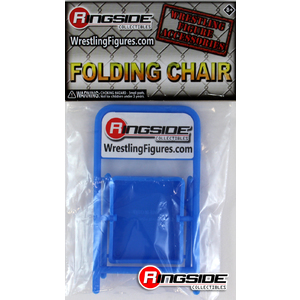 WWE Folding Chair (Blue) - Ringside Exclusive Toy Wrestling Action Figure Accessory