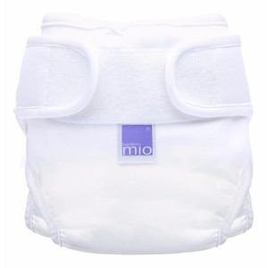 Bambino Mio Miosoft Diaper Cover, White, Size 1