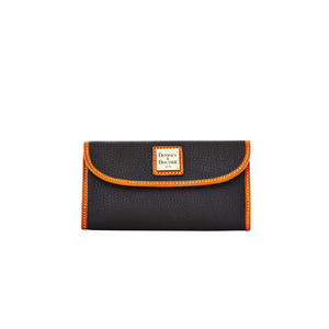 Pebble Grain Continental Clutch