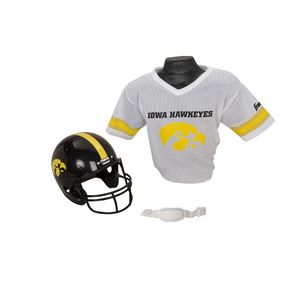 Franklin Sports NCAA University of Iowa Hawkeyes Helmet/Jersey Set