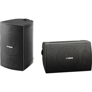 100 Watt Pair Outdoor Speakers Black