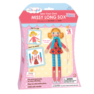 My Studio Girl Sew-Your-Own Missy Long Sox - Lydia (Curly)