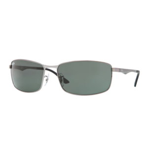 Ray-Ban RB3498 Metal Rectangle Sunglasses
