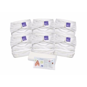 Bambino Mio Miosolo Diaper Set, White