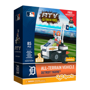OYO Sports MLB All-Terrain Vehicle with Super Fan Detroit Tigers Building Set