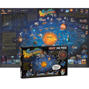 Round World Products Solar System Map Jigsaw Puzzle