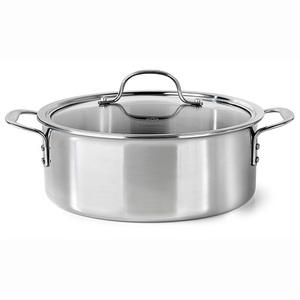 Tri-Ply Stainless Steel 5 Qt Dutch Oven