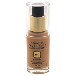 Max Factor Facefinity All Day Flawless 3 In 1 Foundation SPF20 - # 60 Sand by  for Women - 30 ml Foundation