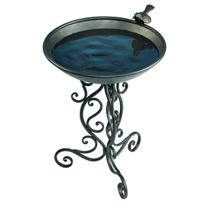14" Ornate Bird Bath