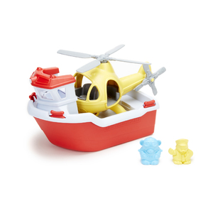 Toy Rescue Boat & Helicopter Ages 2+ Years