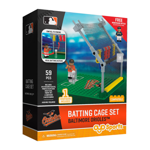 OYO Sports MLB Batting Cage Baltimore Orioles Building Block Set