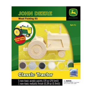 John Deere Kids John Deere Wood Painting Kit - Classic Tractor