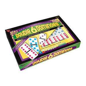 Puremco Double 6 Color Dot Dominoes - Tournament Size