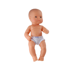 Miniland Educational Newborn Baby Doll Caucasian Boy 12-5/8L