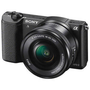 Alpha a5100 Mirrorless Digital Camera with 16-50mm Lens (Black)