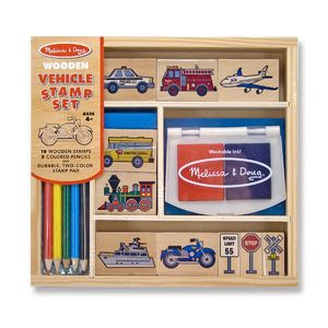 Melissa & Doug Vehicle Stamp Set