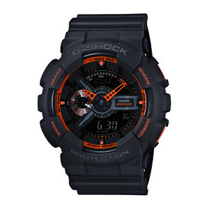 G-Shock Analog Digital Gray and Orange Watch
