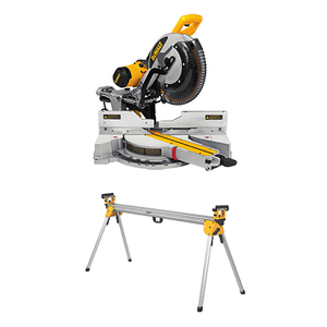 12" Double Bevel Sliding Compound Miter Saw w/ Stand