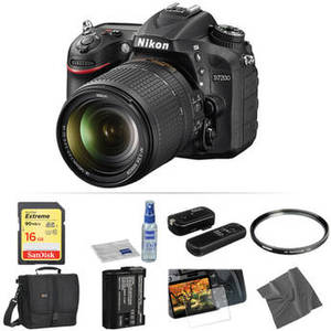 D7200 DSLR Camera with 18-140mm Lens Basic Kit
