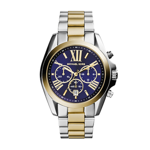 Womens Bradshaw Two-Tone Watch Blue Dial