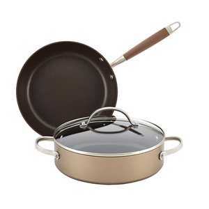 Advanced Bronze 3pc Hard Anodized Cookware