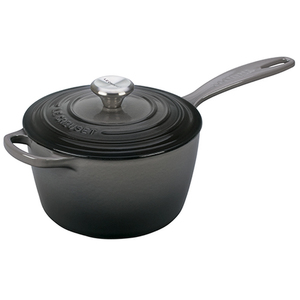 Enameled Cast Iron 2.25 Qt Saucepan Oyster