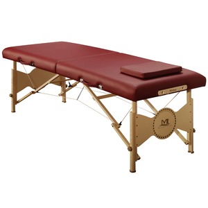 MT Massage  28&quot; Midas Entry Portable Massage Table Package with Face port Breathing space and plug in 5 colors (Burgundy)