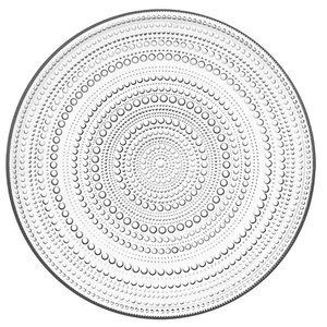 Kastehelmi Large Plate Clear