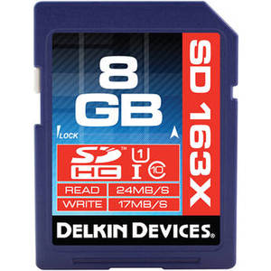 8GB SDHC Memory Card Pro Class 10
