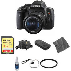 EOS Rebel T6i DSLR Camera with 18-55mm Lens Basic Kit