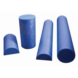 Cando Foam Roller - Blue PE foam - 6&quot; x 36&quot; - Round