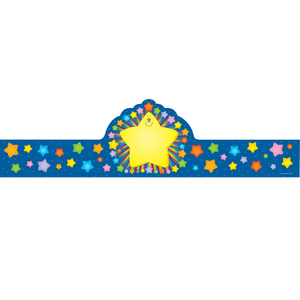 Carson-Dellosa Pub Group Crowns, Rainbow Star, 30/Pack, 2 Packs