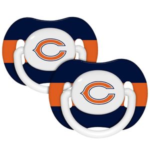 Baby Fanatic Chicago Bears Pacifiers (Pack of 2)