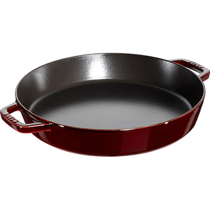 Cast Iron 13" Double Handle Fry Pan Grenadine