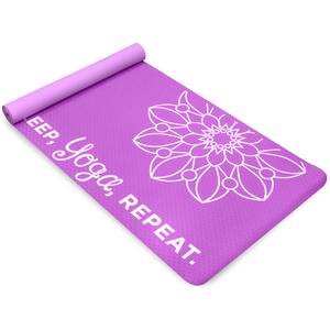 Life Energy  4mm Premium TPE EkoSmart Yoga Mat - Yoga Repeat