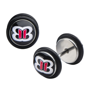 WWE Stainless Steel Bella Twins Logo Screw Back Earrings