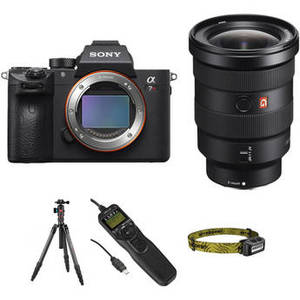 Alpha a7R III Mirrorless Digital Camera with 16-35mm f/2.8 Lens Astrophotography Kit