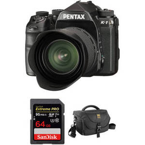 K-1 DSLR Camera with 28-105mm Lens and Accessory Kit