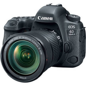 EOS 6D Mark II DSLR Camera with 24-105mm f/3.5-5.6 Lens
