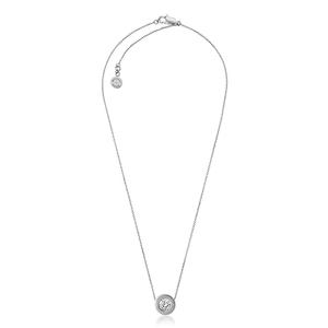 Brilliance Silver-Tone Pendant Necklace
