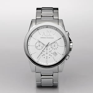 Unisex Silver-Tone Stainless Steel Watch Silver-Tone Dial