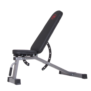 Body Power Multi-purpose Adjustable Utility Bench, Flat Incline Decline FID with Adjustable Seat and Back Cushion