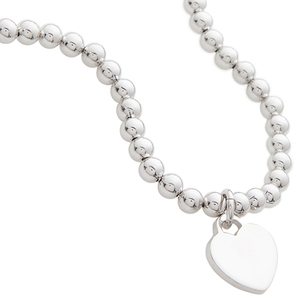 Sterling Silver Heart Bracelet