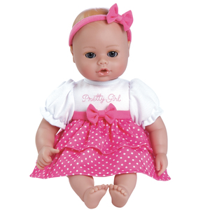 Adora Dolls PlayTime Baby- Pretty Girl- 13" Washable Soft Body Play Doll