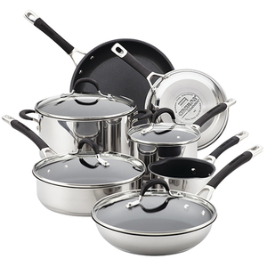 11pc Momentum Stainless Steel Cookware Set