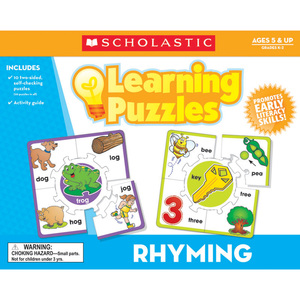 Scholastic Teaching Resources Rhyming Learning Puzzles