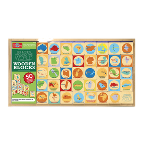 TS Shure Countries of the World Wooden Learning Blocks